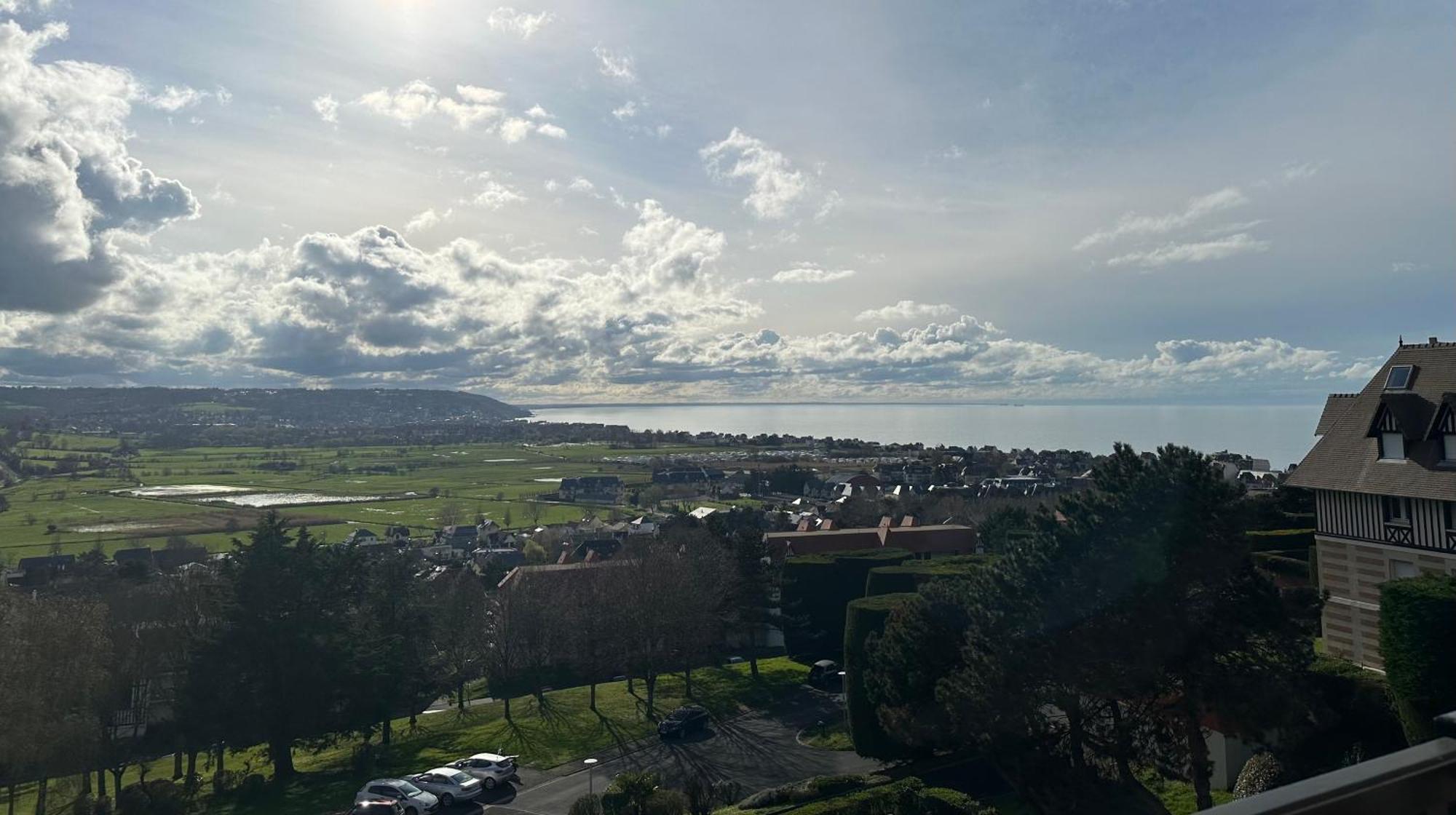 Appartement Terrasse Vue Mer/Campagne Blonville-sur-Mer Zewnętrze zdjęcie