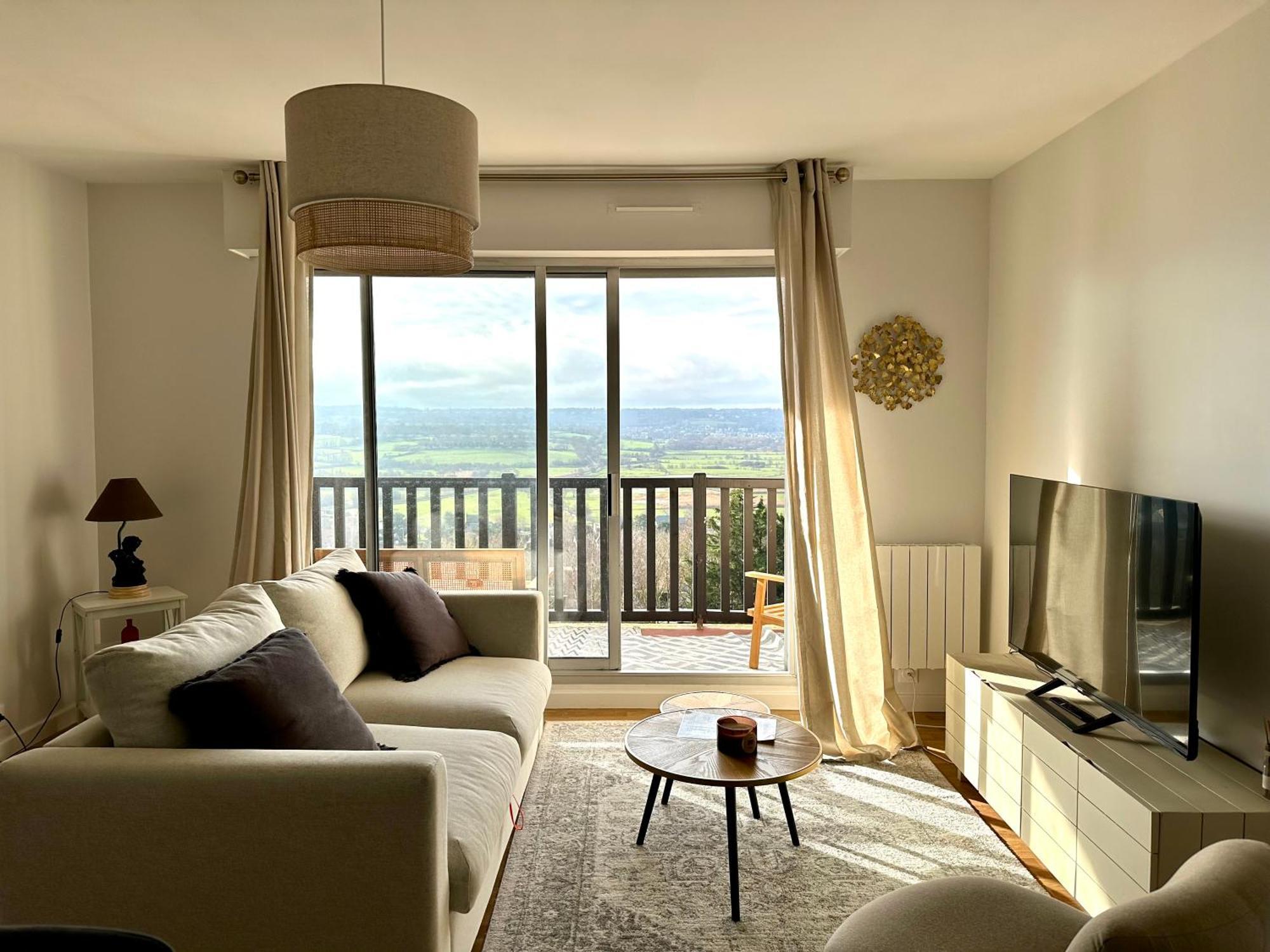 Appartement Terrasse Vue Mer/Campagne Blonville-sur-Mer Zewnętrze zdjęcie